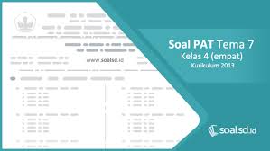 Soal Pat Uas Tema 7 Indahnya Keragaman Di Negeriku Kelas 4 Semester 2 Kurikulum 2013 Dan Kunci Jawaban Kurikulum Sekolah Dasar Saga