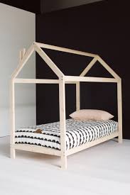 Childs Wooden House Bed Frame House Beds House Frame Bed Girl Room
