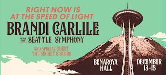 brandi carlile with the seattle symphony right now is at