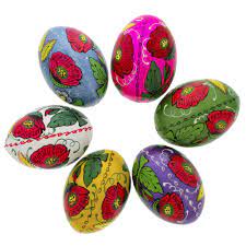 This slide show demonstrates how jennifer e kwong, one of our customers, uses ukrainian eggcessories' products to make her pysanky.this is a great. Bestpysanky Set Of 6 Garden Flowers Wooden Pysanky Ukrainian Easter Eggs Pysanky 3 Inches