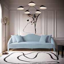 Honestly what more can a person want in a sofa? Naya Sea Blue Velvet Sofa Tov Furniture