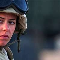 Steel Worker 1st Class David Banaszak assigned to Naval Mobile Construction  Battalion Seven (NMCB-7), demonstrates to his fellow Seabees how to  properly check a vehicle at a checkpoint during block training week. -