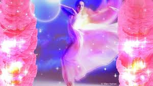 March Virgo Full Moon Magical Energy Art Photo Animation C Ellen Vaman Based On Gene Schiavone Photography Https Energy Art Visionary Art Sign Art