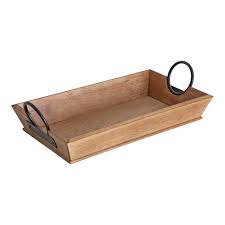 Check spelling or type a new query. Kate And Laurel Stillright Wood And Metal Decorative Tray Rustic Brown Modern Farmhouse Tray For Display And Storage Buy Online In Botswana At Botswana Desertcart Com Productid 215468345