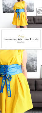 Ikea Hack Diy Corsage Belt Waist Belt Made Of Frakta Tote Bag Sewing I Upcycled Crafts Upcycling Kleidung Mode Zum Selbermachen Selbstgemachte Kleidung