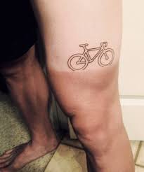 If you're not ready for skin, you can always tattoo your bike! Awesome Bike Tattoos That Every Cyclist Must See M