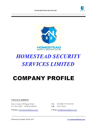Maybe you would like to learn more about one of these? Security Company Profile Doc