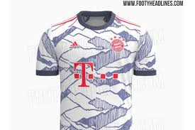 Werde teil unserer fc bayern familie und hol dir das neue auswärtstrikot 21/22 exklusiv bei adidas oder in offiziellen fc bayern stores. Trikots 2021 22 Leaks Und Bestatigte Trikots Der Topklubs