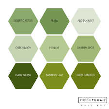 Green shades collection includes almost all dimension of green. Green Fairy Color Palette Honeycomb Wall Art