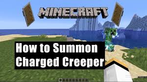 How To Summon Charged Creeper Youtube The resulting creeper does more damage. how to summon charged creeper