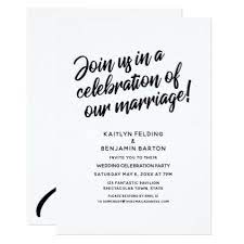 Celebrate Our Marriage Script Wedding Reception Invitation Zazzle Com Wedding Reception Invitations Reception Invitations Wedding Celebrations Party