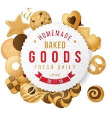 Illustration for home baked food, recipe, snacks concept. Cookies Labels Vector Images Over 4 600