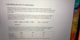 In this video i will go through a worked example showing you two methods that you can use to calculate the concentration of hydroxide ions in a solution usin. Solved 1 Calculate The Hydroxide Ion Concentration In A 6 8x10 1 M Weak Base Solution K B Is 7 00x10 6 Input Using 2 Significant Figures U Course Hero