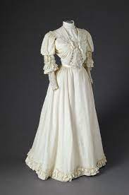 1900 S Wedding Dress Netherlands Vintage Gowns Victorian Fashion Edwardian Clothing