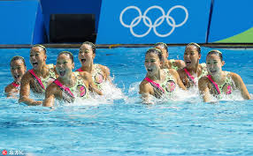 Only women compete in artistic. China Team 2nd In Synchronized Swimming Technical Routine 8 Chinadaily Com Cn