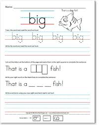 Free preschool and kindergarten worksheets use these free worksheets to learn letters, sounds, words, reading, writing, numbers, colors, shapes and other preschool and kindergarten skills. Pre Kindergarten Pre Primer Sight Word Sentences Confessions Of A Homeschooler