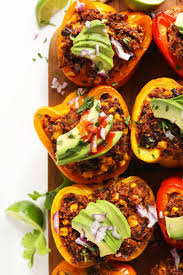 20 Recettes Debordantes De Proteines Et Sans Viande Recettes Vegan Facile Recette Sans Viande Poivrons Farcis Vegetarien