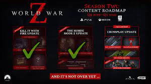 World War Z Game On Twitter The Crossplay Update Is Live Join Forces With New Fellow Survivors Across Platforms Take On A New Mission Objective Slay Undead With Unique New Weapon Variants