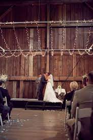 I Love The Use Of Lights Barn Wedding Lighting Barn Wedding Rustic Barn Wedding Reception