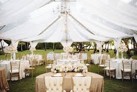 Clear Top Tent With White Swag Panel Decor And Small Chandeliers Wedding Inspiration Summer Wedding Reception Chairs Outdoor Wedding