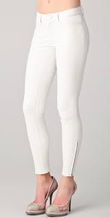 Browse other discount designer leather pants & more luxury fashion pieces at the outnet. J Brand Super Skinny Leather Pants In White Lyst
