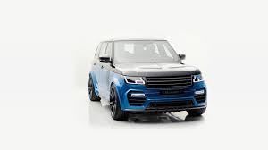Unmistakably mansory stylishly modified range rover in designer carbon fibre outfit. New Range Rover Mansory