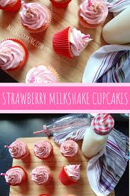 Strawberry Milkshake Cupcakes Maverick Baking Recipe Milkshake Cupcakes Strawberry Milkshake Cupcake Recipes Uk