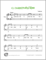 / 1 pdf / 1 mp3. O Christmas Tree Beginner Piano Sheet Music Makingmusicfun Net