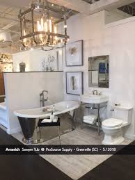 Sawyer Freestanding Bathtub Displayed At Prosource Supply In Greenville Sc Free Standing Bath Tub Bathrooms Remodel Steam Showers Bathroom