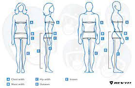 Rev It Size Guide Worldwide Shipping Fortamoto