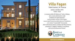 La banca di credito cooperativo di cambiano nasce come cassa di prestiti nel 1884 con sede a cambiano, comune di castelfiorentino, in provincia di firenze. Firenze La Bcc Di Cambiano Apre Oggi Per La Prima Volta Villa Fagan Con Leonardo E Paolucci Firstonline