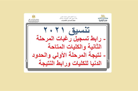 Maybe you would like to learn more about one of these? ØªÙ†Ø³ÙŠÙ‚ 2021 ØªÙØ§ØµÙŠÙ„ Ø§Ù„Ù…Ø±Ø­Ù„Ø© Ø§Ù„Ø«Ø§Ù†ÙŠØ© ÙˆØ±Ø§Ø¨Ø· Ù†ØªÙŠØ¬Ø© Ø§Ù„Ù…Ø±Ø­Ù„Ø© Ø§Ù„Ø£ÙˆÙ„ÙŠ ÙˆØ§Ù„Ø­Ø¯ÙˆØ¯ Ø§Ù„Ø¯Ù†ÙŠØ§ Ù„Ù„ÙƒÙ„ÙŠØ§Øª Ø§Ù„Ù…ØµØ±ÙŠ Ø§Ù„ÙŠÙˆÙ…