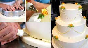 Make Your Own Wedding Cake Weddings At Epicurious Com Diy Wedding Cake Wedding Cake Tutorial How To Make Wedding Cake
