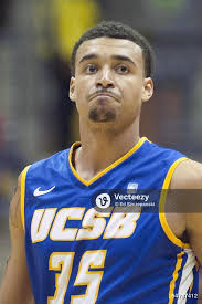 UC Santa Barbara Gauchos guard Nate Garth (1) looks back to the bench  during the second half in the game against the California Golden Bears at  Haas Pavilion. The California Golden Bears