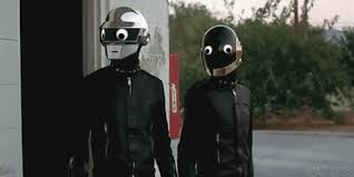 Daft Punk With Googly Eyes Gifs Are Genius Daft Punk Eyes Meme Song Artists