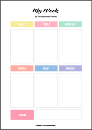 Printables Weekly Planner Free Printable Printable Planner Weekly Planner Free