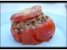 Tomates Farcies Au Risotto De Boeuf Recette Ptitchef Recette Recette Risotto Recettes De Cuisine