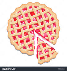Pie Lattice Cherry Pie Food Lattice Pastry