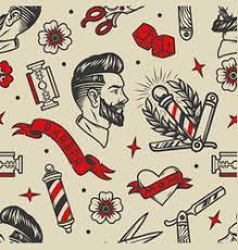 Great hairdressing salon, male haircut and beard styli. Tattoo Barber Vector Images Over 1 100