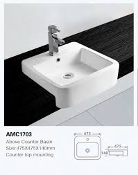 Shop for elegant wall art from the world's greatest living artists. China Amc1703 Simple Elegant Above Counter Art Basin China Wash Basin Ceramic Basin
