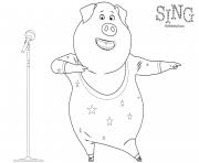 , shrek , sing , spirit , the croods , the. Sing Movie Coloring Pages To Print Sing Movie Printable