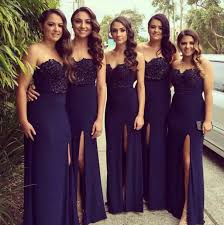 Beautiful Maid Of Honor Dress Photo Maleya Com Ideas Geogeous Bridemaiddre Sweetheart Bridesmaids Dresses Navy Blue Bridesmaid Dresses Bride Dress Vintage
