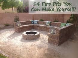 How to build a fire pit cover. 14 Fire Pits You Can Make Yourself Home And Gardening Ideas