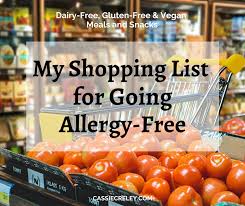 Symptoms and signs of a food allergy include nausea a food allergy is diagnosed using skin tests, rast, and elisa tests. A Dairy Free Gluten Free Starter Kit My Go To Shopping List For Food Allergies Starlight Through The Storm Cassie Creley S Blog