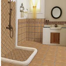 What is bathroom wall tile? 300x300mm Non Slip Rustic Ceramic Floor Tile For Bathroom On Http Wljtiles En Made In China Com Product Ybox Rustic Flooring Tiles For Bathroom Ceramic Floor