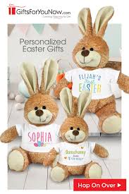 Easter bunny basket egg bags for kids,canvas cotton personalized candy egg basket rabbit print buckets with fluffy tail gifts bags for easter. Personalized Stuffed Easter Bunnies Personalized Easter Personalized Easter Bunny Personalized Easter Gifts