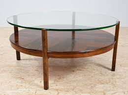 For Sale Round Coffee Table In Rosewood Glass 1960s Coffee Table Round Coffee Table Coffee Table Vintage