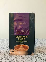 200g Flat Bottom Coffee Bag With Pocket Zipper Printed Coffee Bags Blended Coffee Coffee Bag