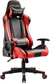 Our gaming chair is a best gift choice for yourself, lover, family or friends. Amazon Com Gtracing Gaming Chair Racing Office Computer Ergonomic Video Game Chair Backrest And Seat Height Adjustable Swivel Recliner With Headrest And Lumbar Pillow Esports Chair Red Furniture Decor