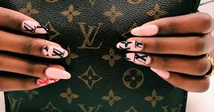 Feb 4 2020 aesthetic collage wallpaper baddie aesthetic aestheticallypleasing chillvibes. Baddie Louis Vuitton Nails Coffin Imt Mines Albi